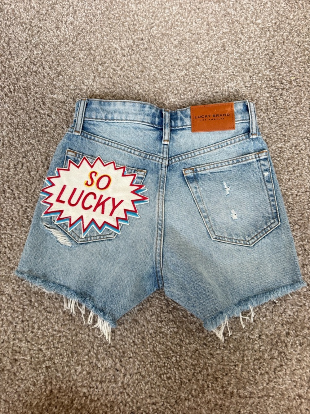 Unique Vintage Lucky Brand Cut Off Shorts